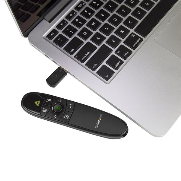 STARTECH.COM Wireless Presentation Remote With Green Laser Pointer - 27m