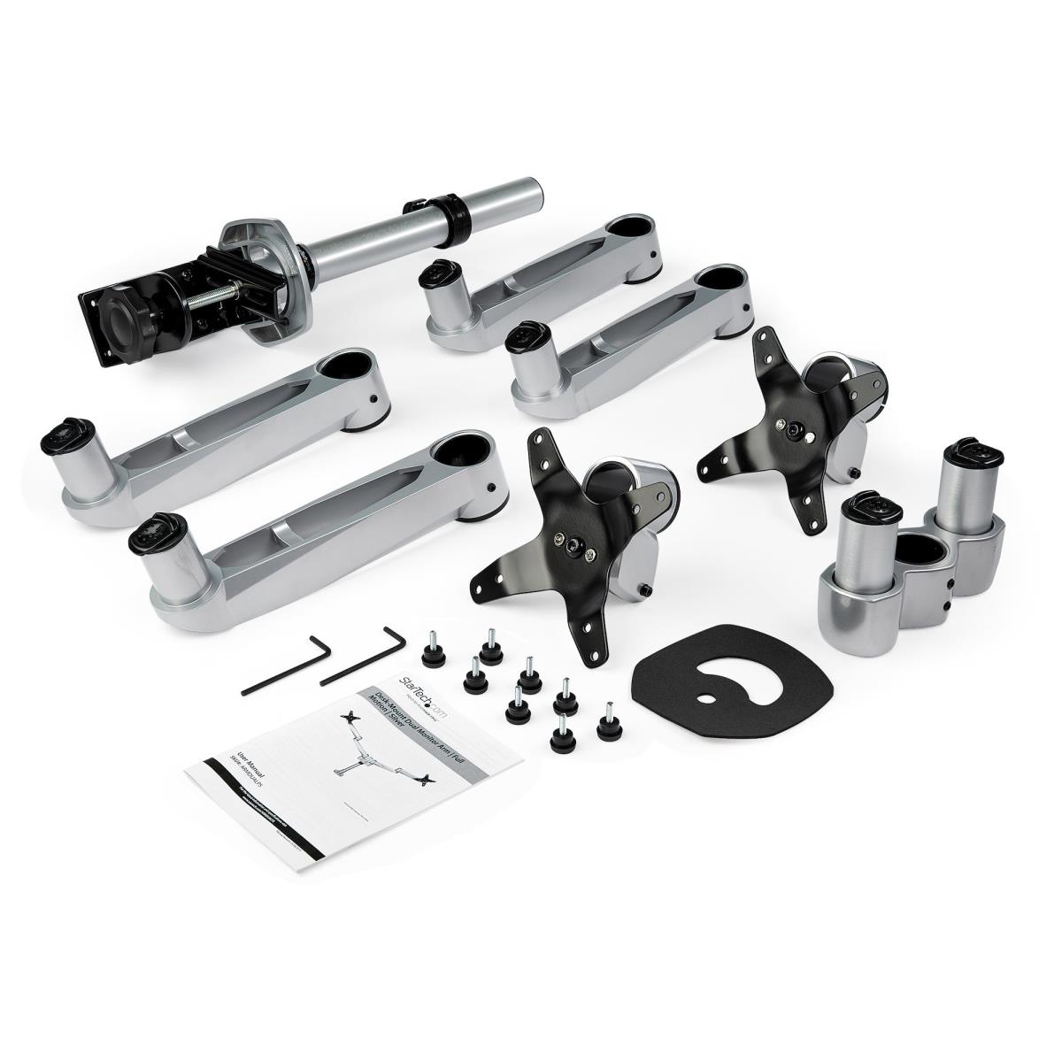STARTECH.COM Dual Monitor Mount Full Motion Articulating Arms - Stackable