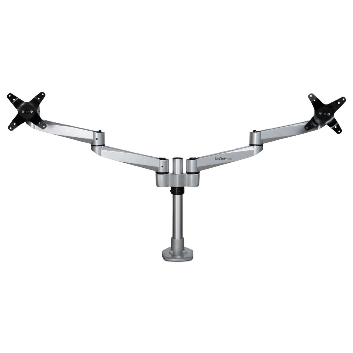 STARTECH.COM Dual Monitor Mount Full Motion Articulating Arms - Stackable