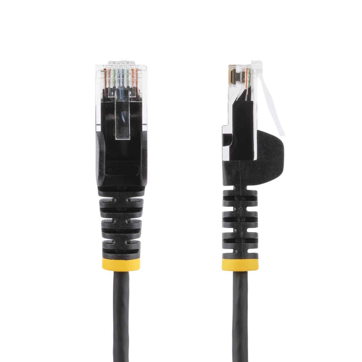 STARTECH.COM Patch Cable - CAT6 - Utp - Snagless - 2m - Black Slim
