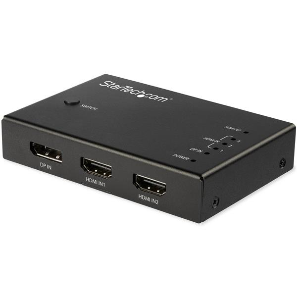 STARTECH.COM Hdmi Video Switch - 4 Port 3x Hdmi And 1x DisplayPort - 4k 60hz