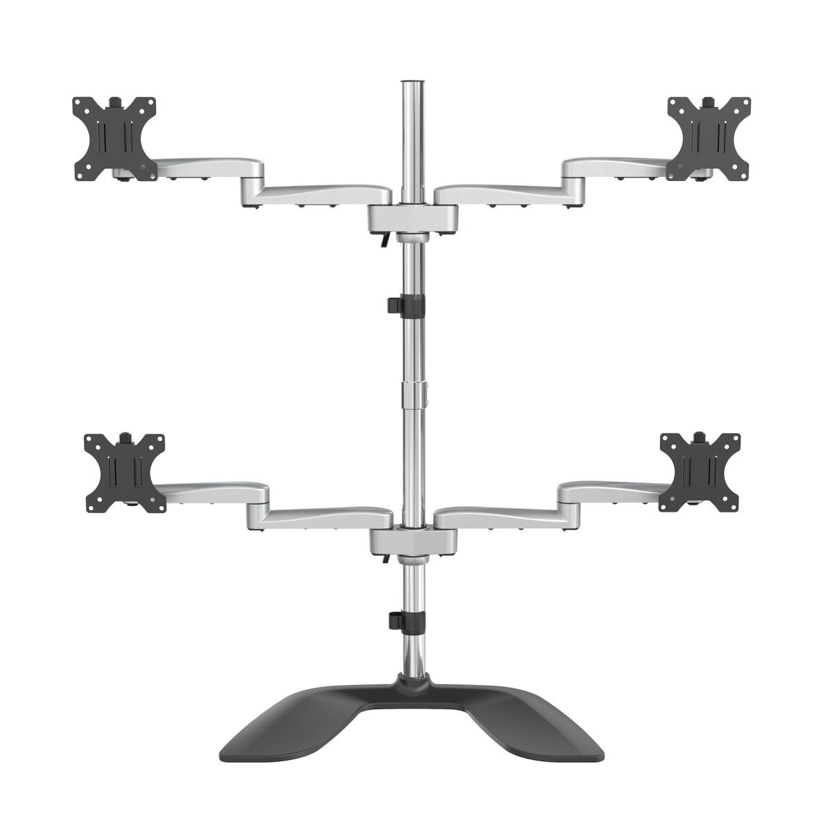 STARTECH.COM Quad-monitor Stand - Articulating - Steel & Aluminum