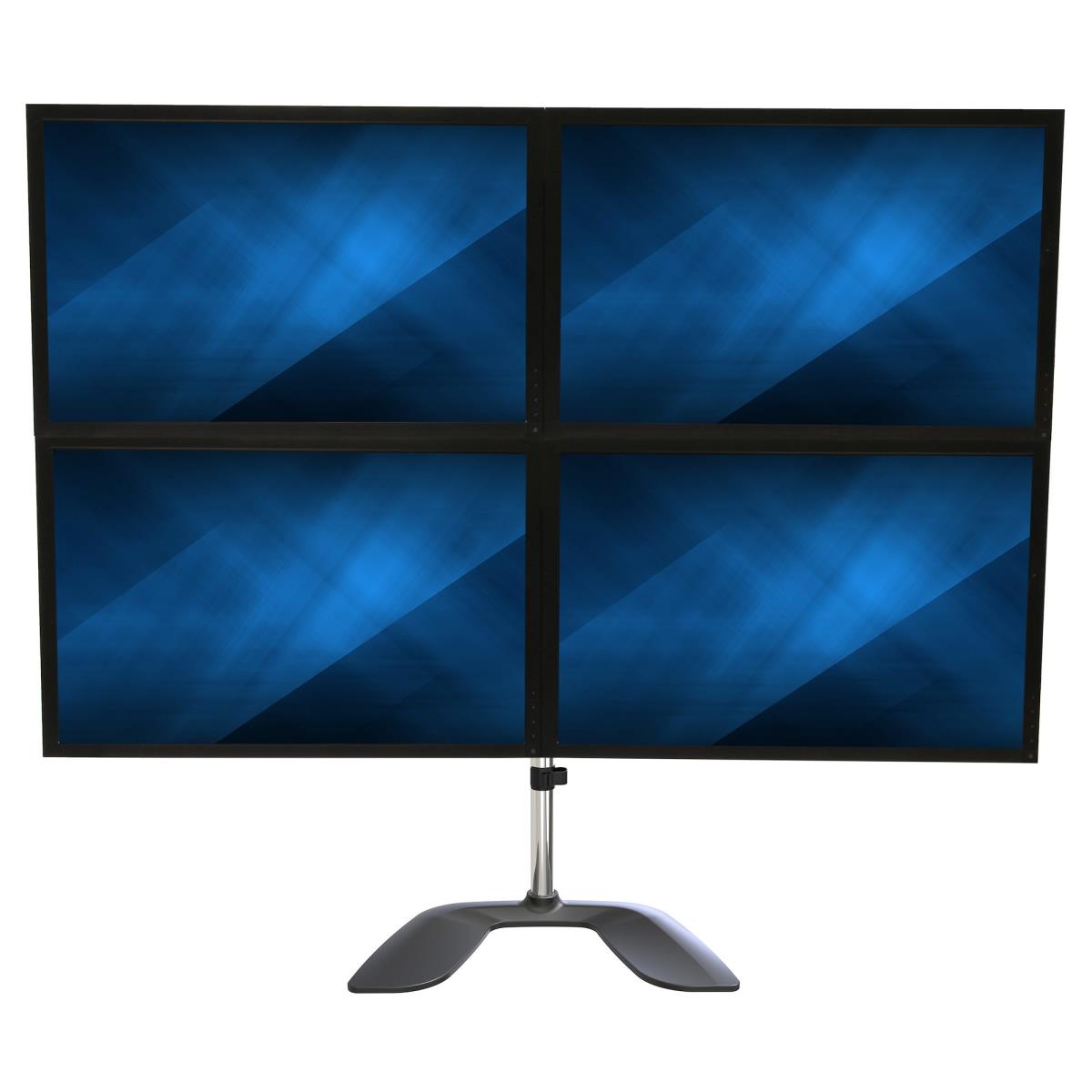 STARTECH.COM Quad-monitor Stand - Articulating - Steel & Aluminum