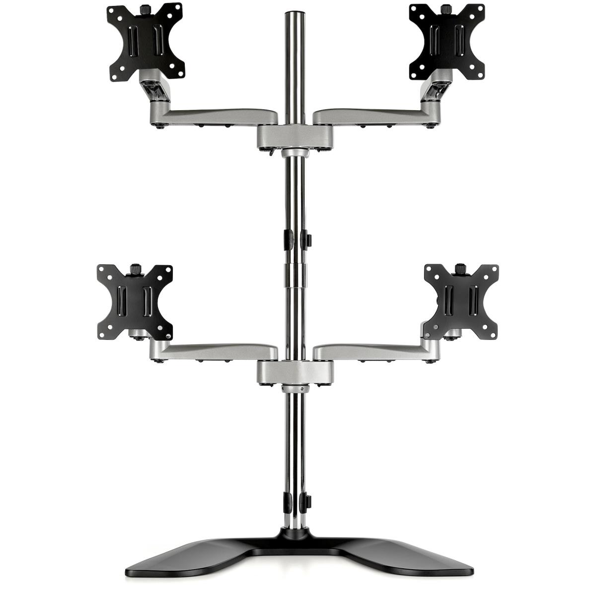 STARTECH.COM Quad-monitor Stand - Articulating - Steel & Aluminum