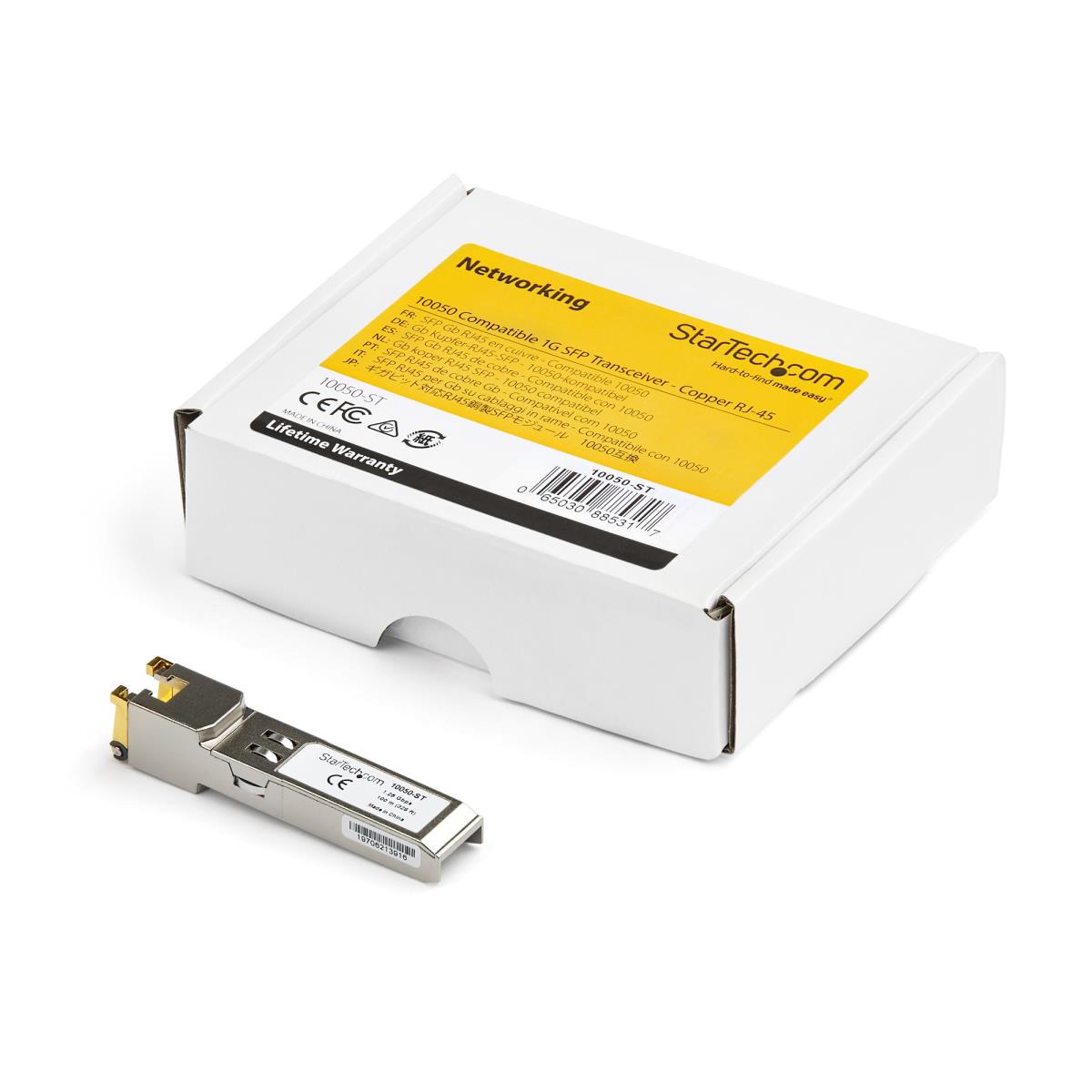 STARTECH.COM Extreme Networks 10050 Compatible Sfp Module - 1000base-t Fiber Optical Transceiver (10050-st)