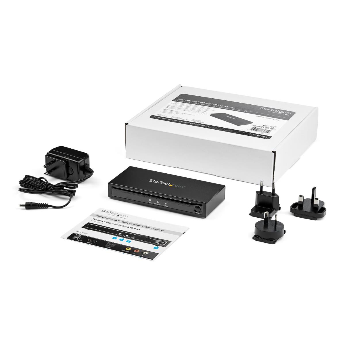 STARTECH.COM S-video Or Composite To Hdmi Converter With Audio - 720p - Ntsc And Pal