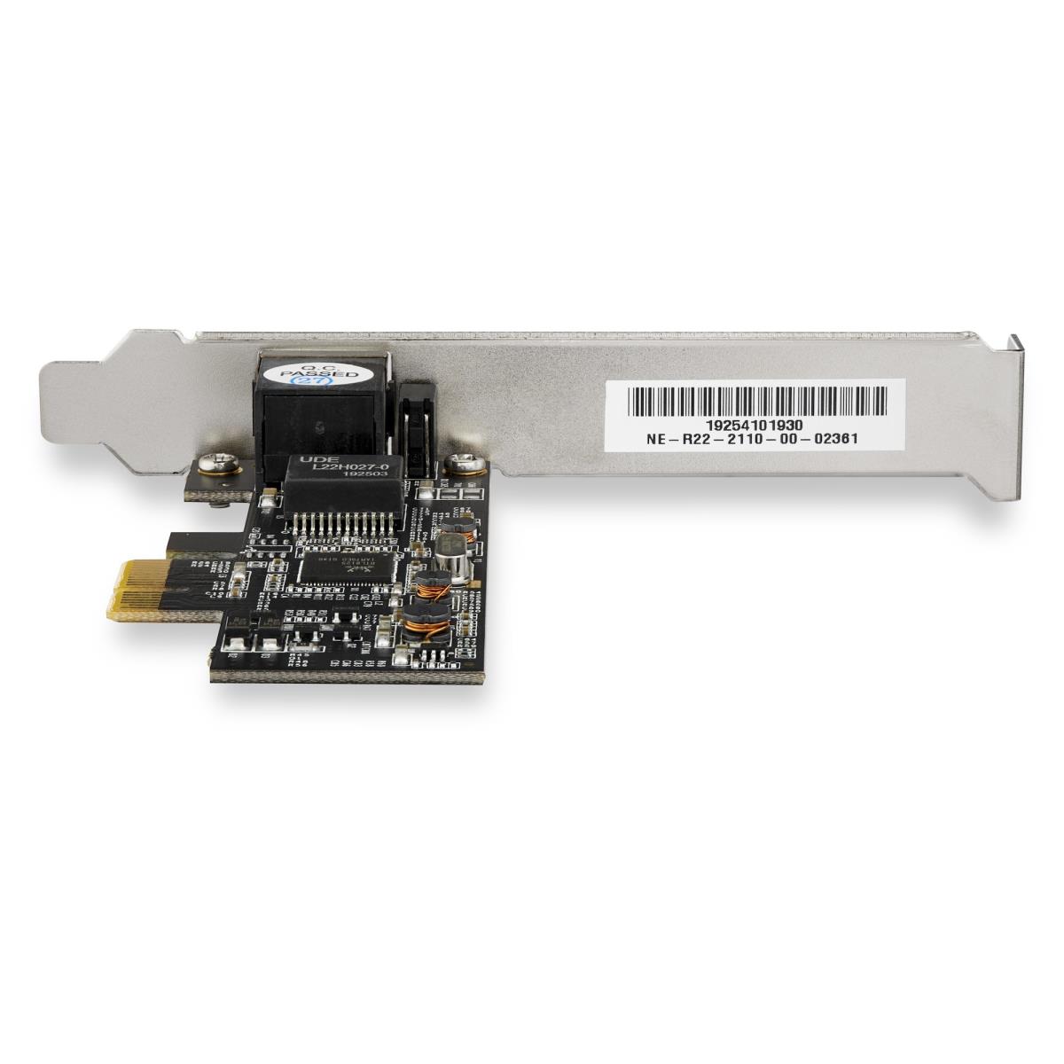 STARTECH.COM Network Card - 1 Port Pci-e 2.5gbps 2.5gbase-t - X4 Pci-e Lan