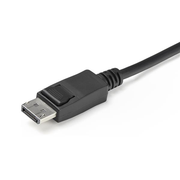STARTECH.COM KVM Switch - 2 Port USB 4k60hz DisplayPort With Built-in Cables