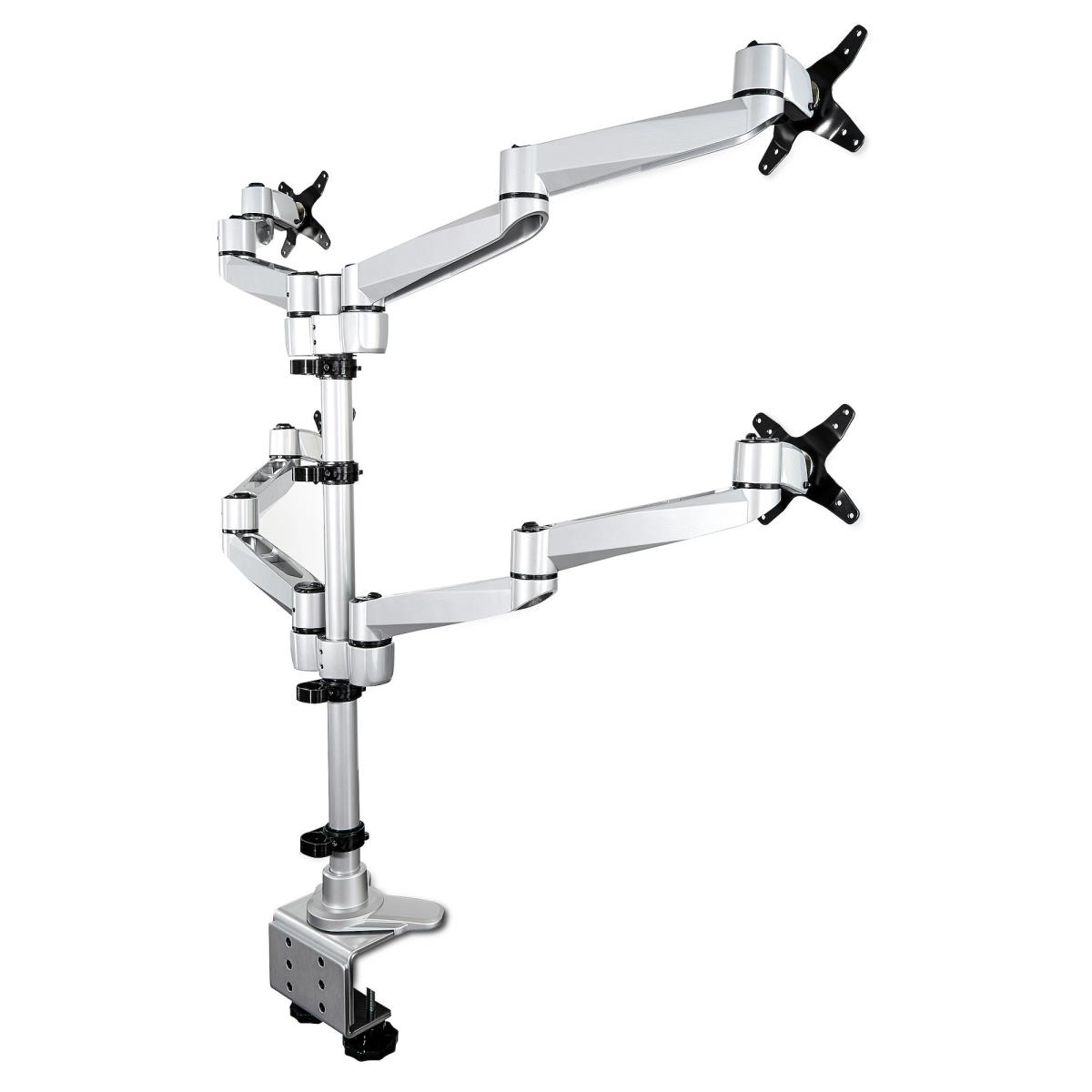 STARTECH.COM Quad Monitor Mount - For Up To 27in Vesa Monitors - Desk Mount