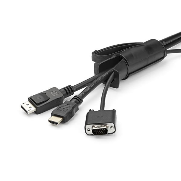 STARTECH.COM Spiral Cable Management Sleeve 25mm X 2.5m /1x 8.2 - Black