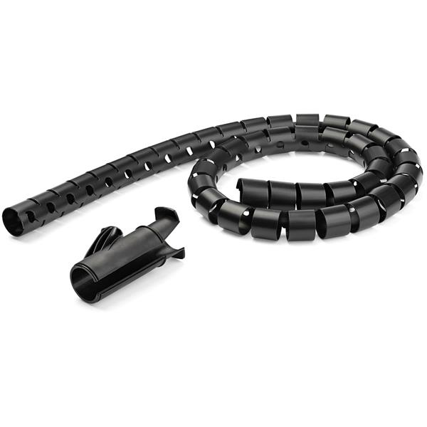 STARTECH.COM Spiral Cable Management Sleeve 45mmx1.5m /1.8x4.9 - Black