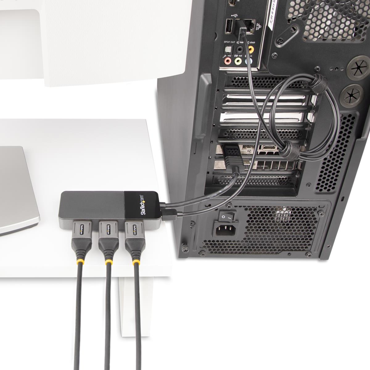 STARTECH.COM DisplayPort Mst Hub - 3-port Dp 1.4
