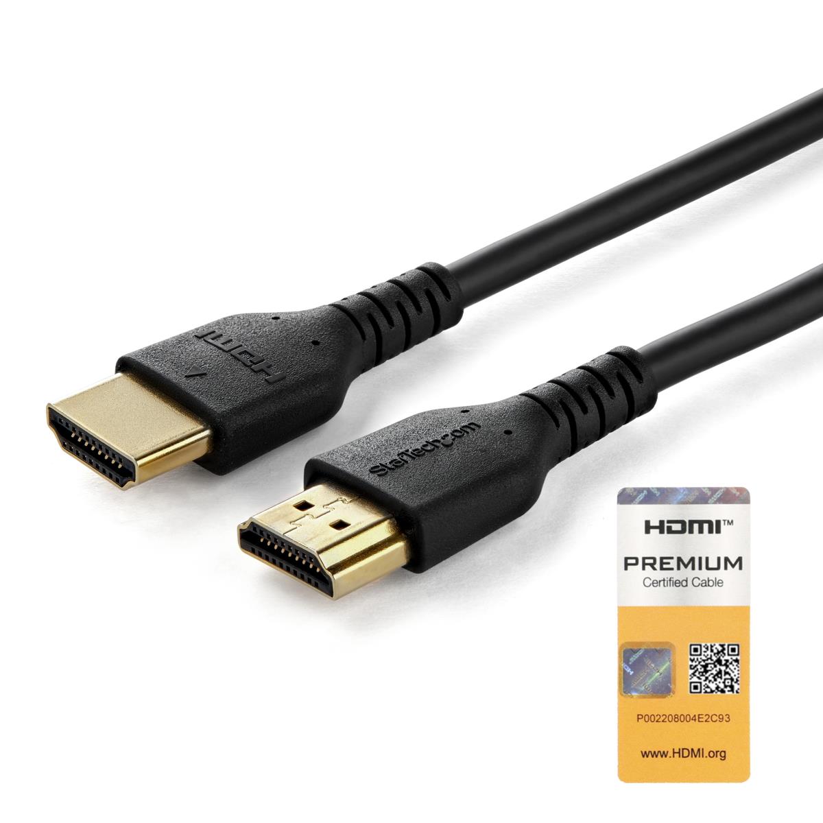 STARTECH.COM Premium High Speed Hdmi Cable With Ethernet Aramid Fiber 1m