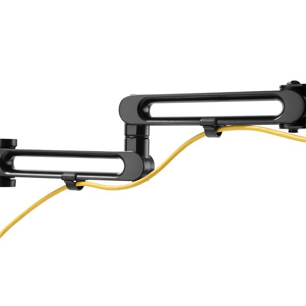 STARTECH.COM Desk Mount Dual Monitor Arm For Up To 32in Monitors Dual Swivel