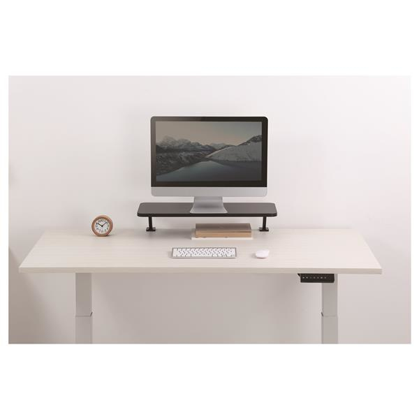 STARTECH.COM Monitor Riser Stand - Clamp On Monitor Shelf - Extra Wide