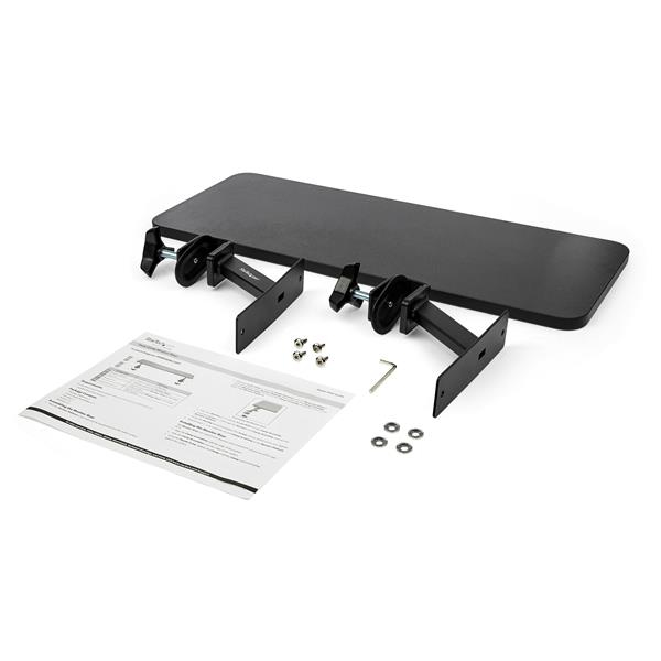 STARTECH.COM Monitor Riser Stand - Clamp On Monitor Shelf - Extra Wide
