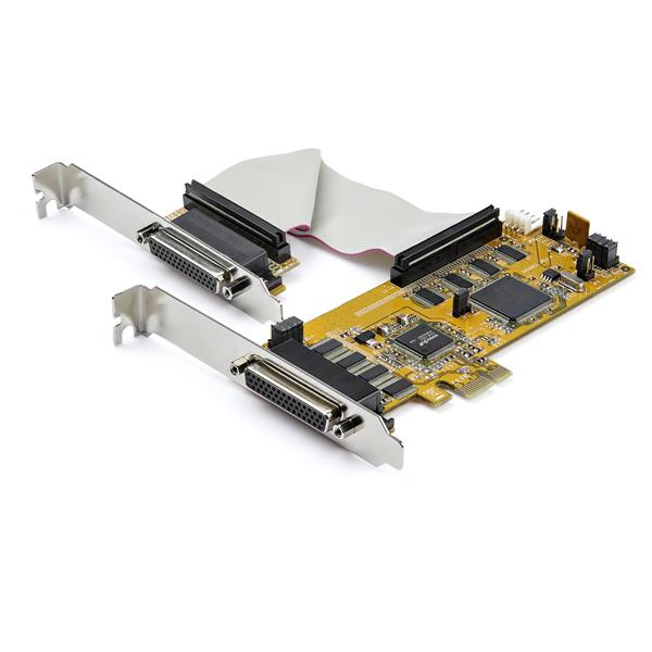 STARTECH.COM Pci-e Serial Card - 8-port Low Profile - Rs-232