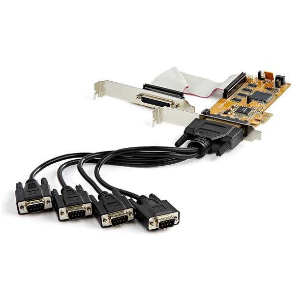 STARTECH.COM Pci-e Serial Card - 8-port Low Profile - Rs-232