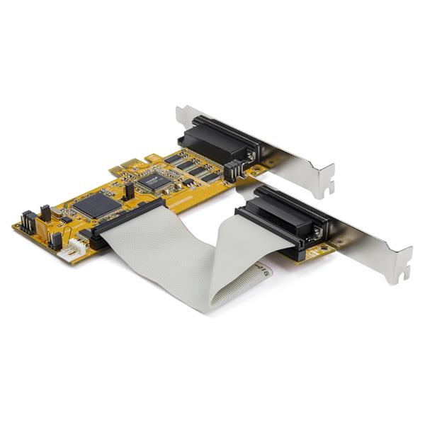 STARTECH.COM Pci-e Serial Card - 8-port Low Profile - Rs-232