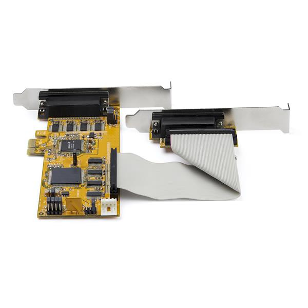 STARTECH.COM Pci-e Serial Card - 8-port Low Profile - Rs-232