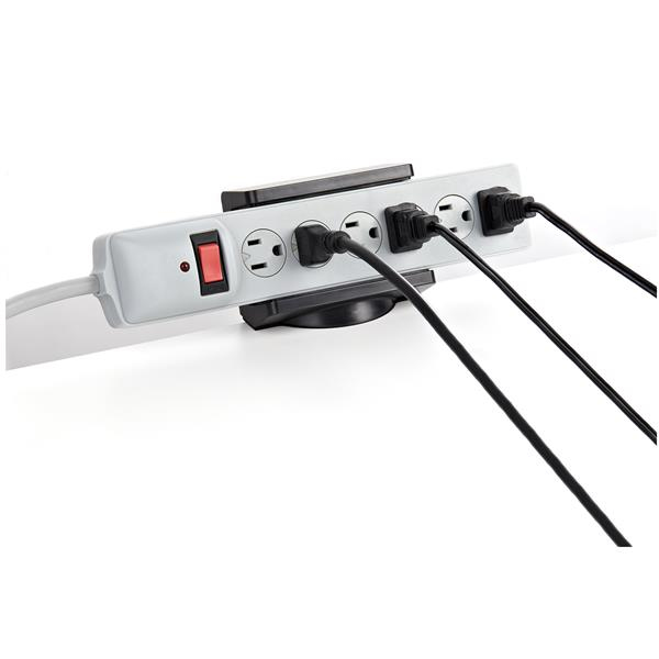 STARTECH.COM Power Strip Desk Mount - Clamp- On Power Strip Holder