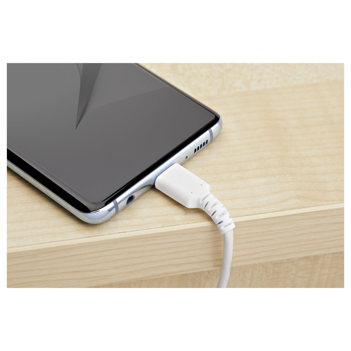 STARTECH.COM Durable USB 2.0 Type C Cable - 2M - White