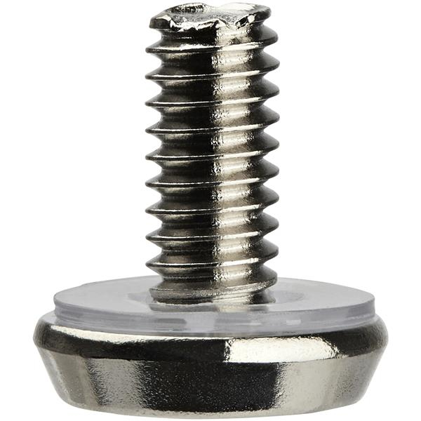 STARTECH.COM 12-24 Server Rack Screws - Mounting Screws for Rack and Server Cabinets - Nickel-Plated - 50 pack