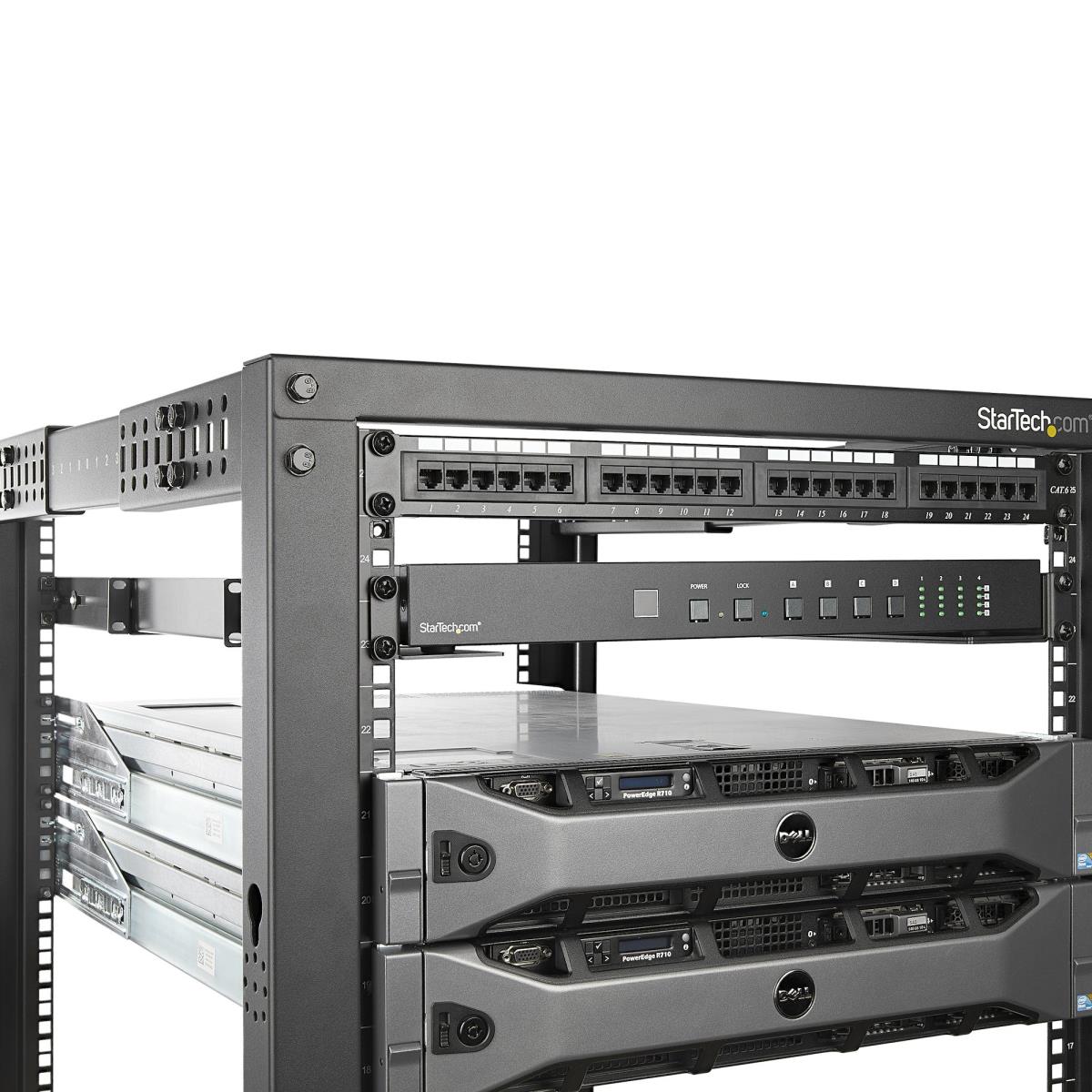 STARTECH.COM Server Rack Rails 1U with Adjustable Mounting Depth