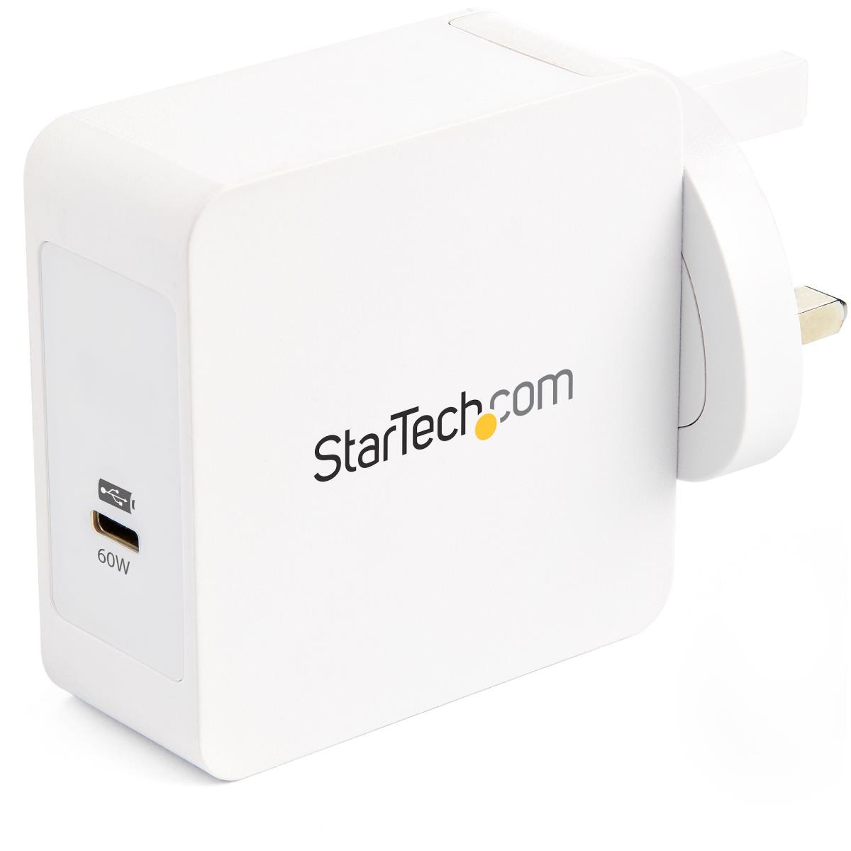 STARTECH.COM USB-c Wall Charger 1port  60w Pd 2 Year Warranty