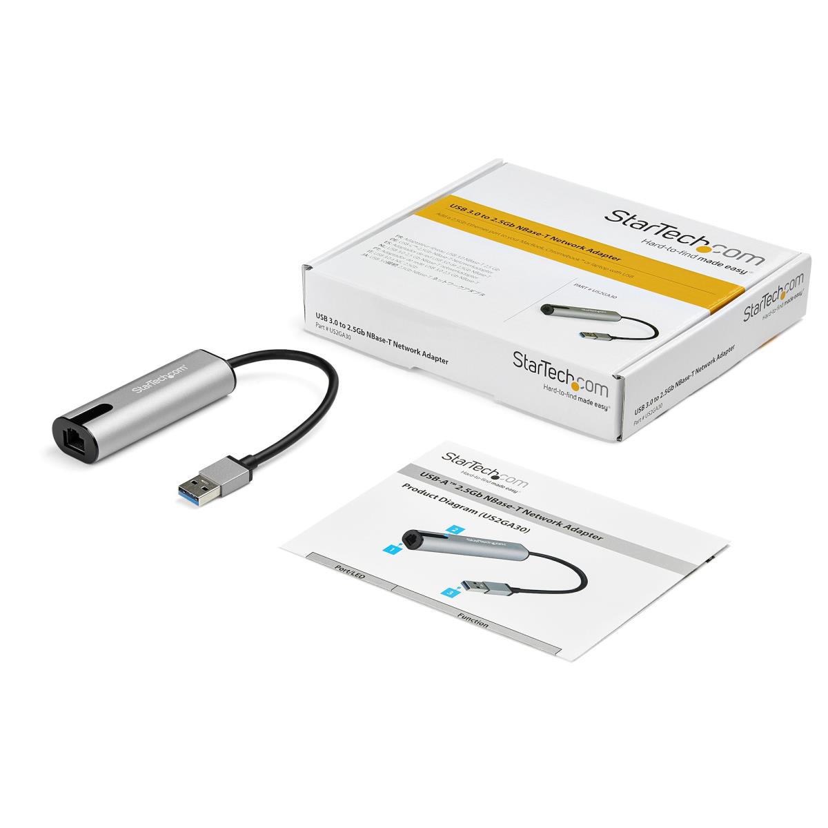 STARTECH.COM USB 3.0 Type-a To 2.5 Gigabit Ethernet Adapter - 2.5gbase-t