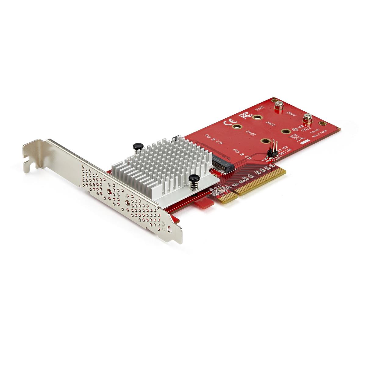 STARTECH.COM Dual M.2 Pci-e SSD Adapter - X8 Pci-e 3.0