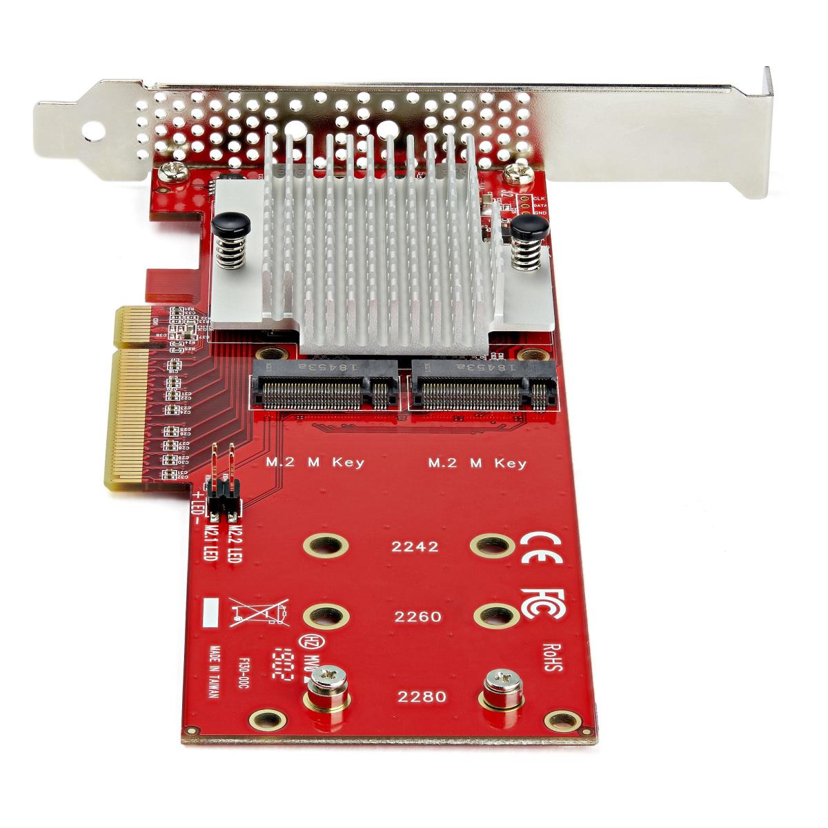STARTECH.COM Dual M.2 Pci-e SSD Adapter - X8 Pci-e 3.0