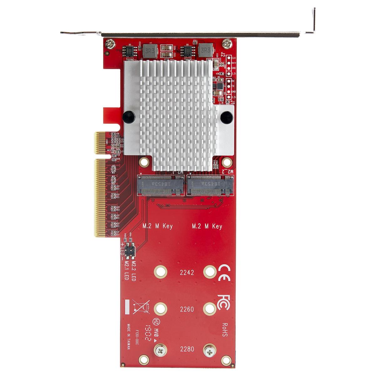 STARTECH.COM Dual M.2 Pci-e SSD Adapter - X8 Pci-e 3.0