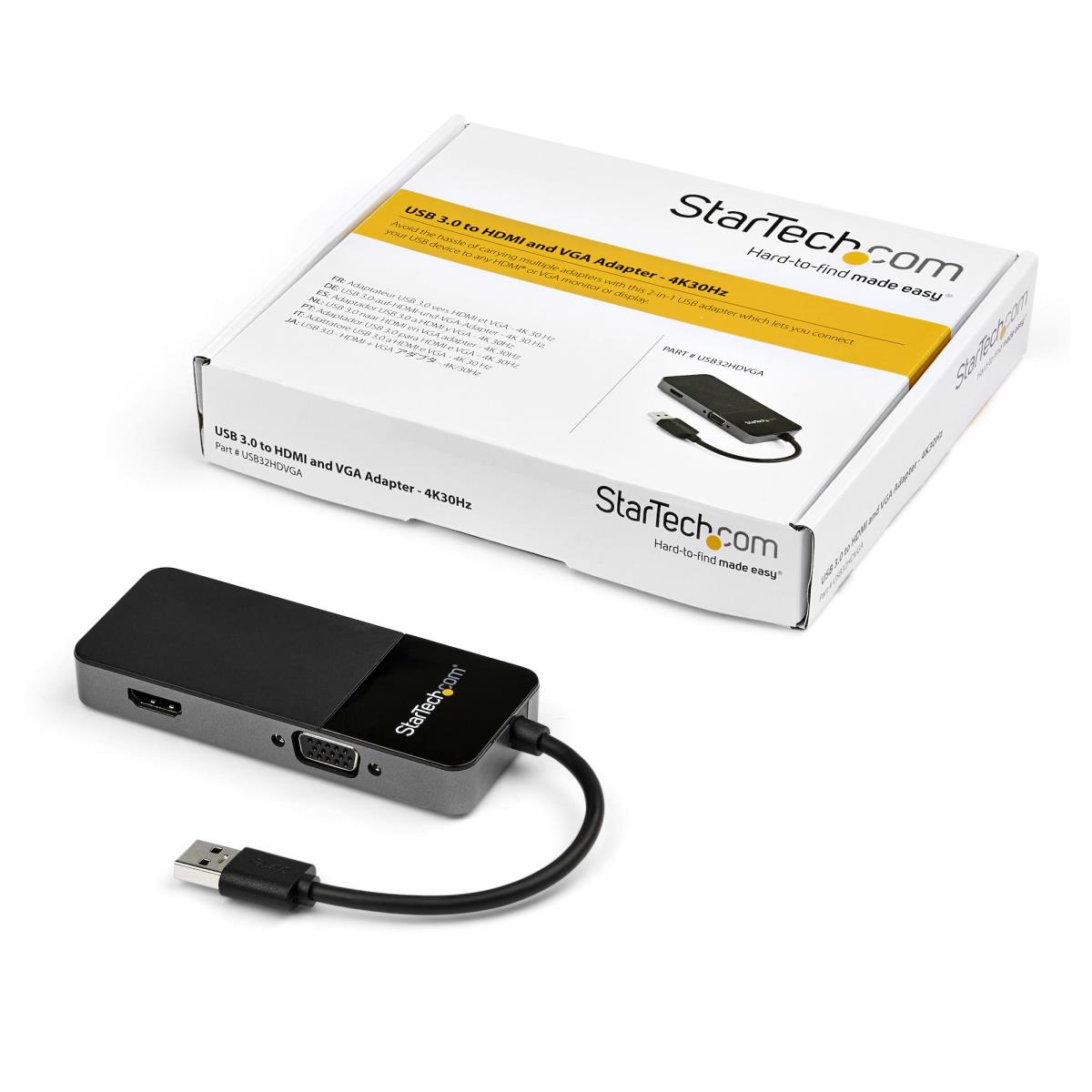 STARTECH.COM USB 3.0 To Hdmi Vga Adapter - 4k 30hz
