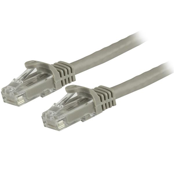 STARTECH.COM Patch Cable - CAT6 - Utp - Snagless - 1.5m - Grey