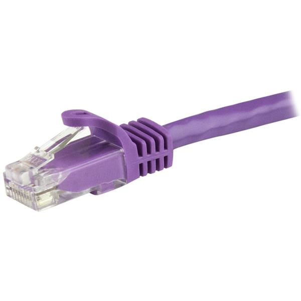 STARTECH.COM Patch Cable - CAT6 - Utp - Snagless - 1.5m - Purple