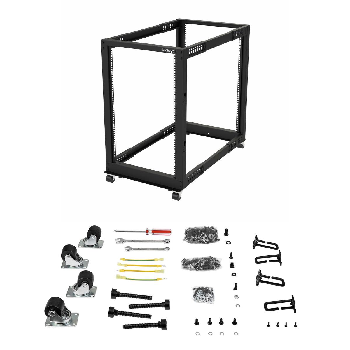 STARTECH.COM Rack - 18u Open Frame - 22-40 In. Depth