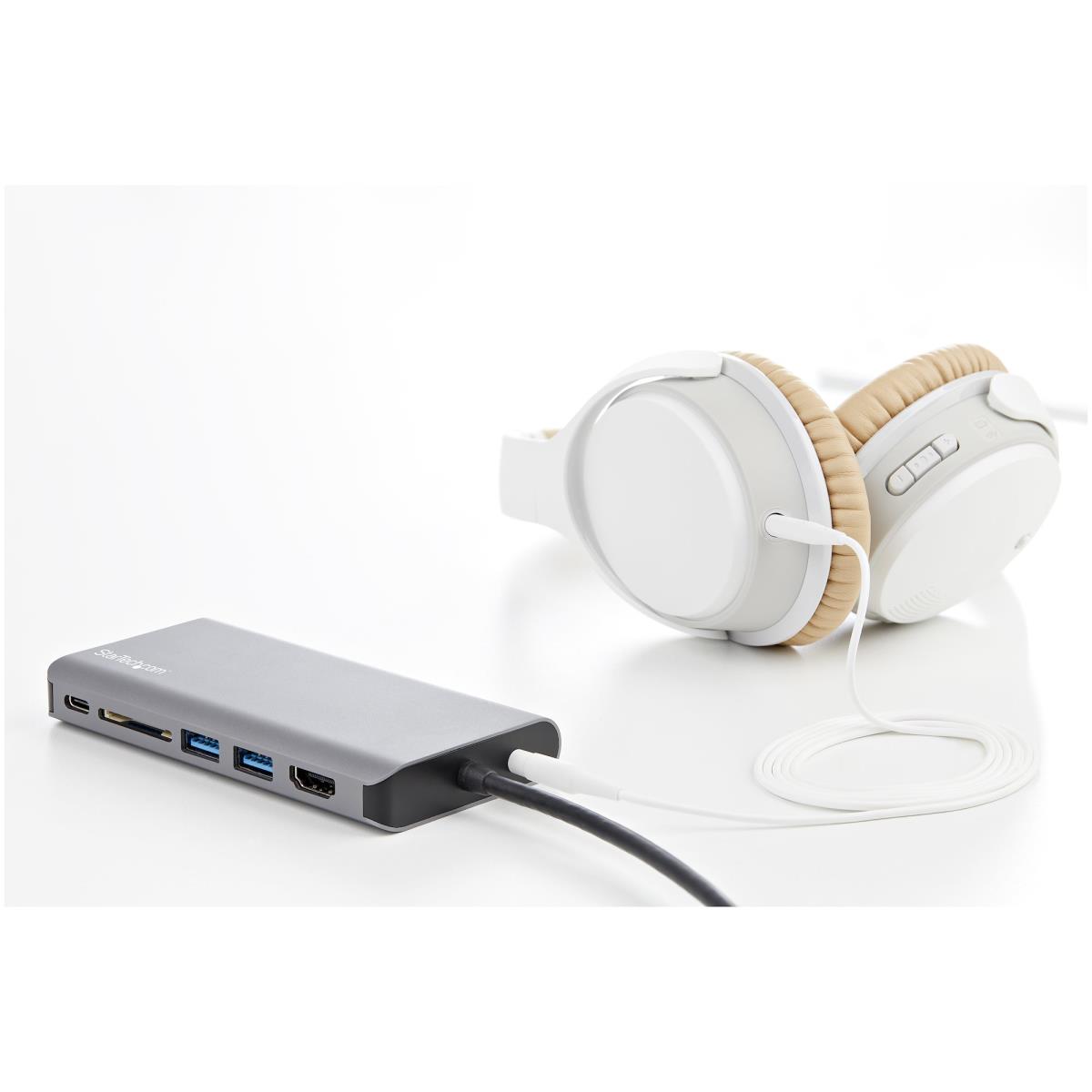 STARTECH.COM Mini Docking Station - USB-c Multiport Adapter - Hdmi / Vga - Pd - Sd - Ethernet - Audio & Mic - 30cm Cable