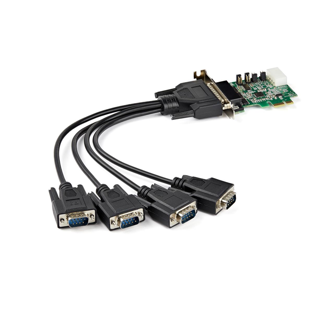 STARTECH.COM Serial Card - 4 Port Pci-e Rs232 - 16950 Uart Lp