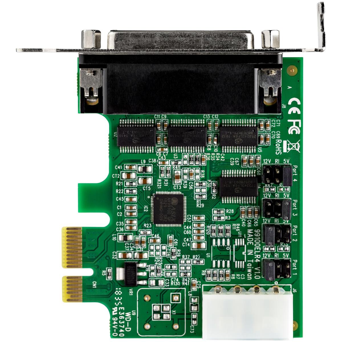 STARTECH.COM Serial Card - 4 Port Pci-e Rs232 - 16950 Uart Lp