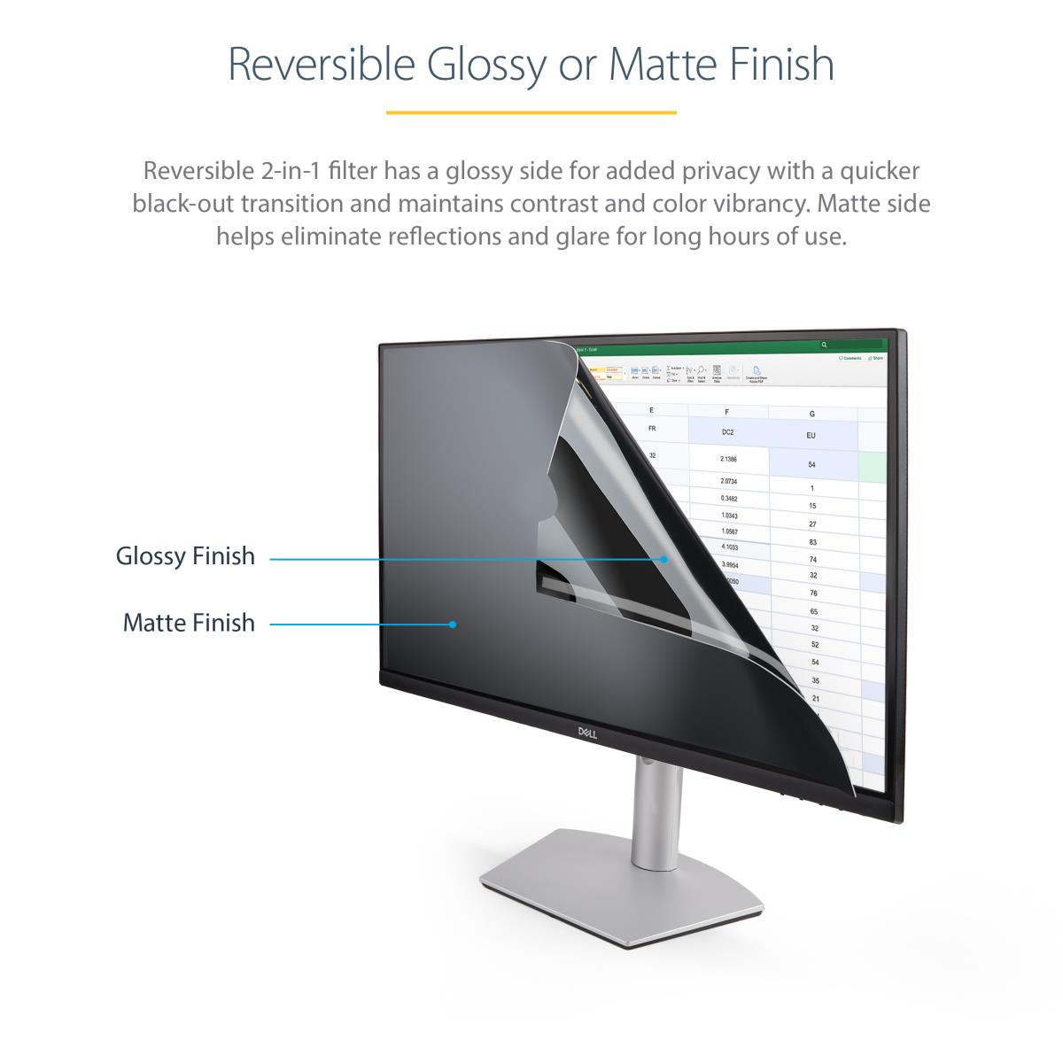 STARTECH.COM Monitor Privacy Screen - 24in Universal Matte Or Glossy