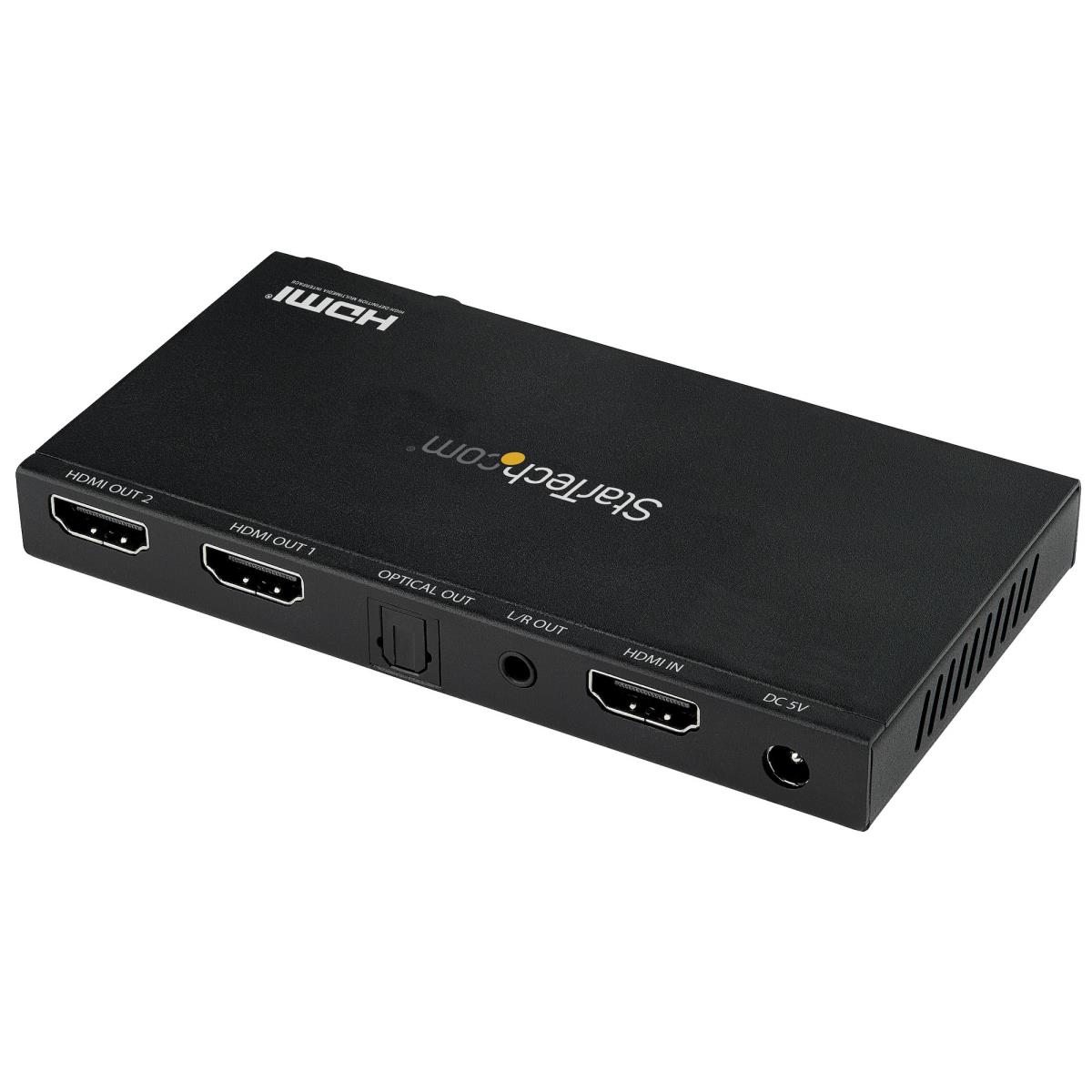 STARTECH.COM Hdmi Splitter - 2-port 4k 60hz With Built-in Scaler