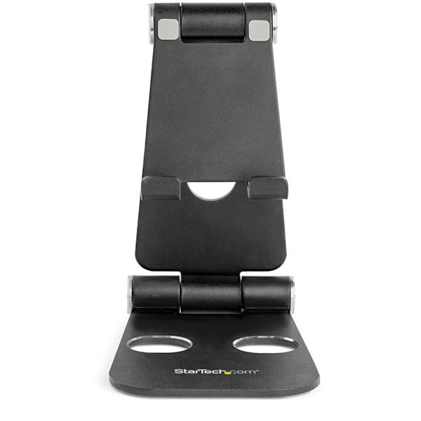 STARTECH.COM Universal Smartphone And Tablet Stand - Multi Angle - Foldable Black