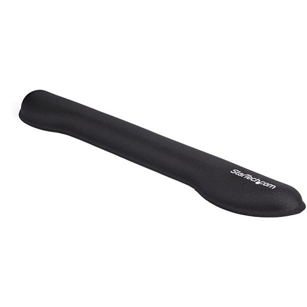 STARTECH.COM Foam Keyboard Wrist Rest For Ergonomic Typing Support - Soft Black Nylon Rest Pad