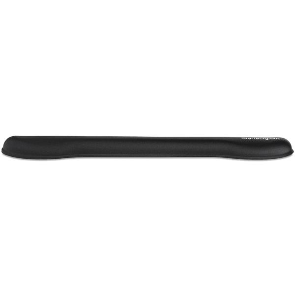 STARTECH.COM Foam Keyboard Wrist Rest For Ergonomic Typing Support - Soft Black Nylon Rest Pad