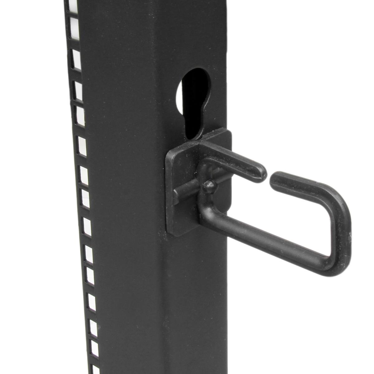 STARTECH.COM Open Frame Server Rack - Compact 4 Post Adjustable Depth (22-40