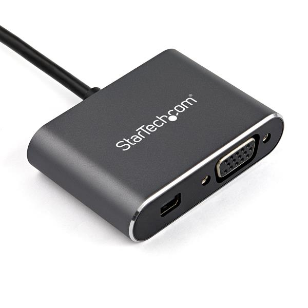 STARTECH.COM Multiport Video Adapter - USB C Vga Or Mini DisplayPort With Hdr