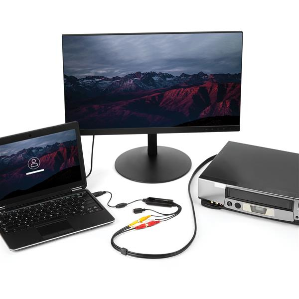 STARTECH.COM USB Video Capture Adapter - S Video / Composite To USB 2.0 Video Capture Cable With Twain Support - Analog To Digital Converter