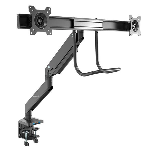 STARTECH.COM Desk Mount Dual Monitor Arm - 2x USB 3.0 Ports - Grommet/desk Clamp Mount