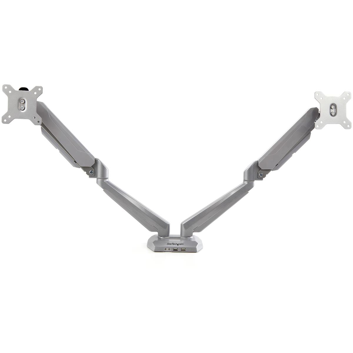 STARTECH.COM Dual Desk Mount Monitor Arm Built-in 2-port USB And 3.5mm